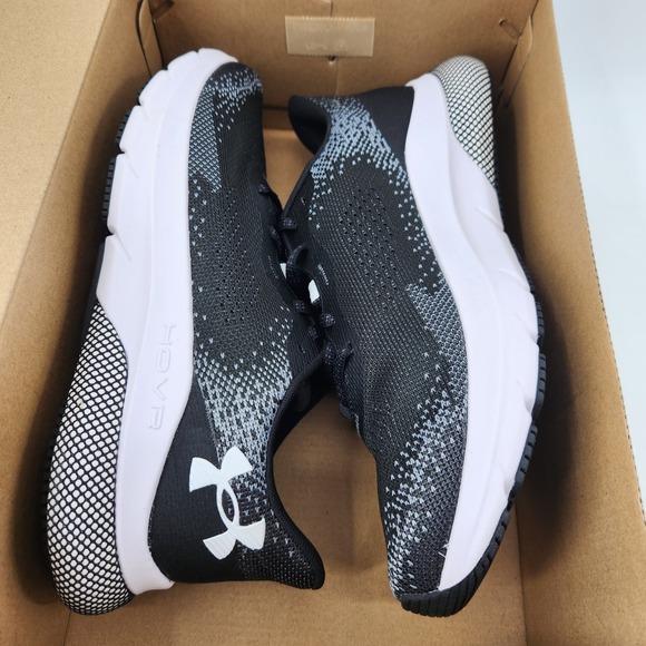 Under Armour HOVR Turbulence 2 Womens Running Shoes Black Grey Size 11 - Picture 6 of 6